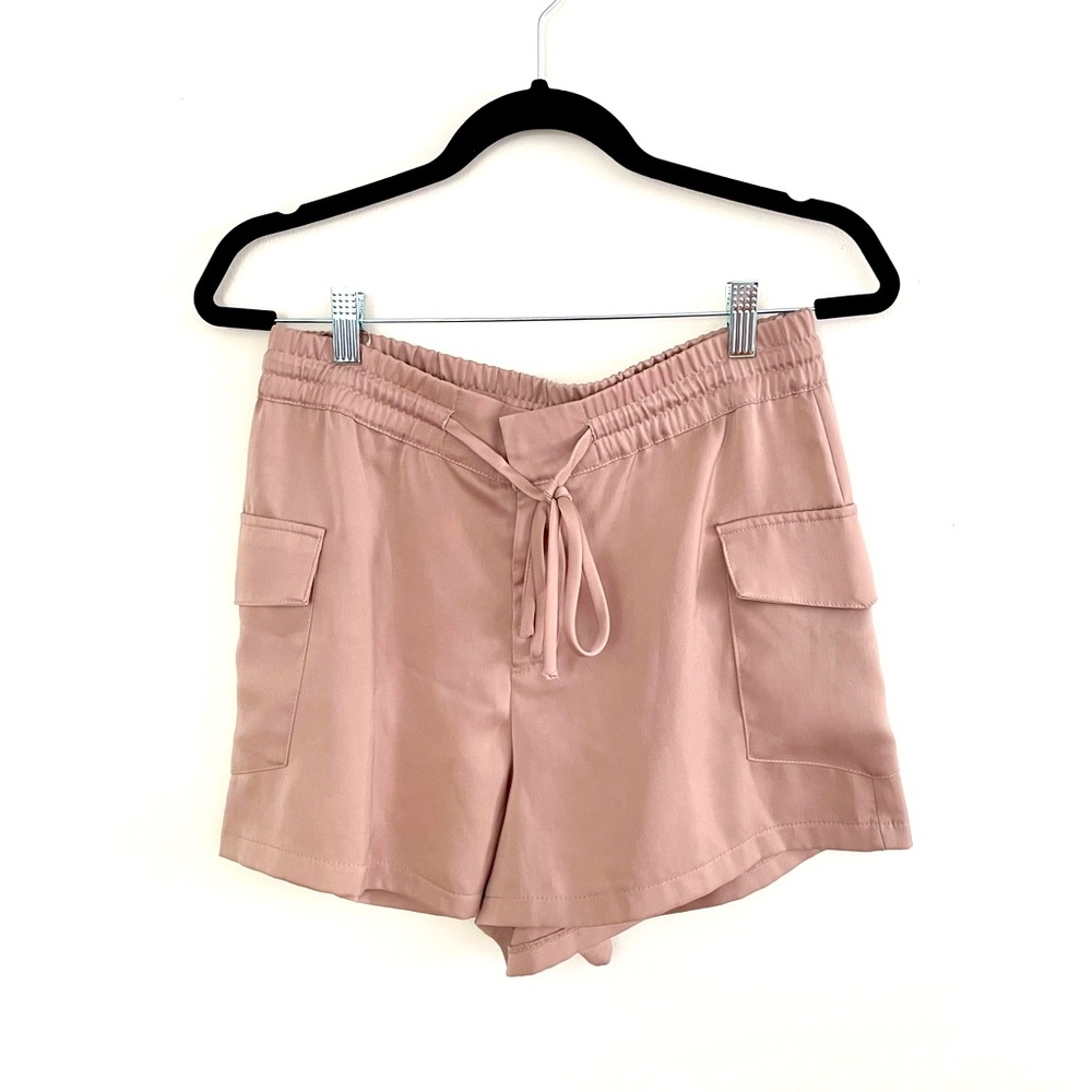 ZARA Rose Gold Silky Shorts